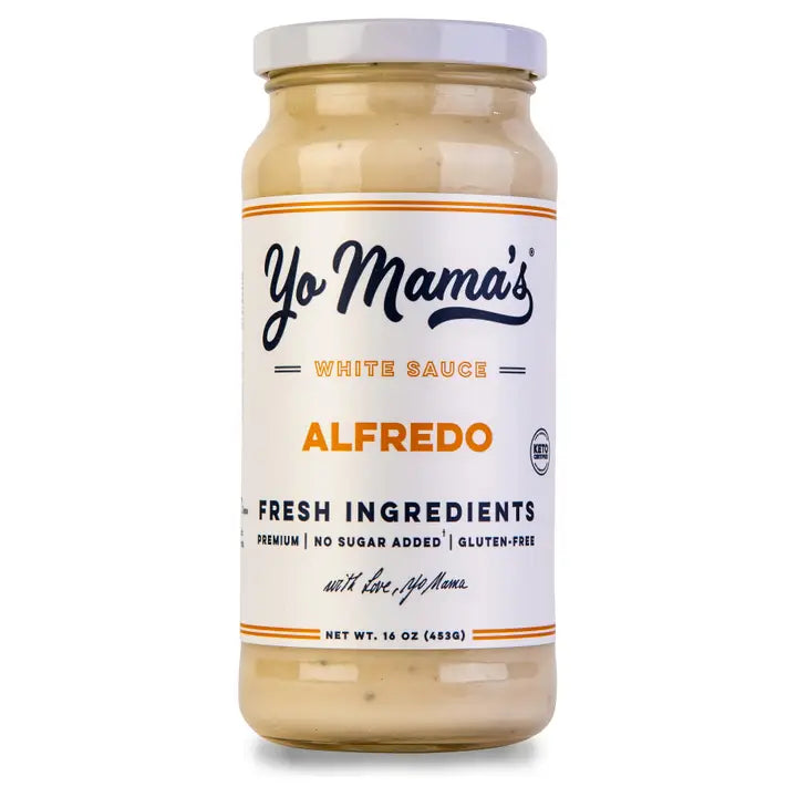 Yo Mama's Alfredo White Sauce 16 oz