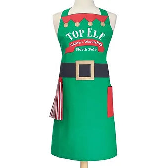 Top Elf Apron