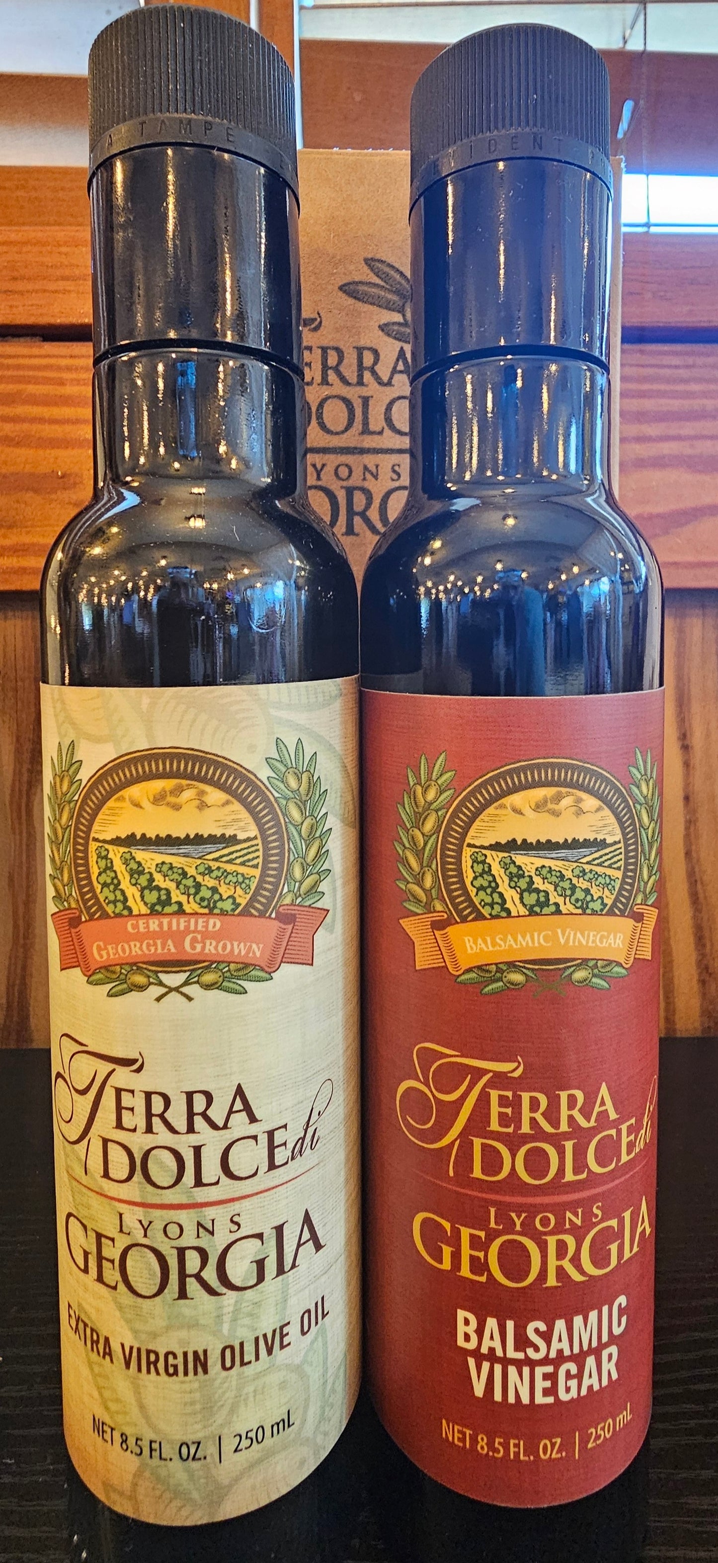 Terra Dolce 250ml olive Oil & Balsamic Gift Set