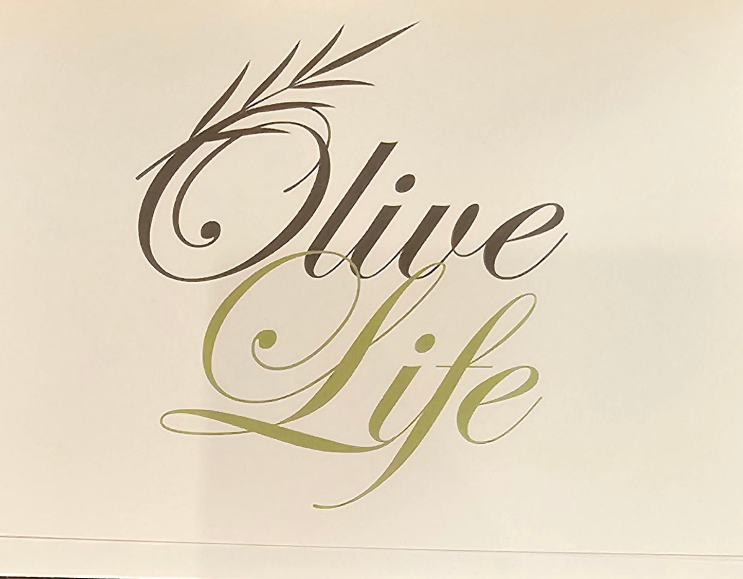 Olive Life Note Card