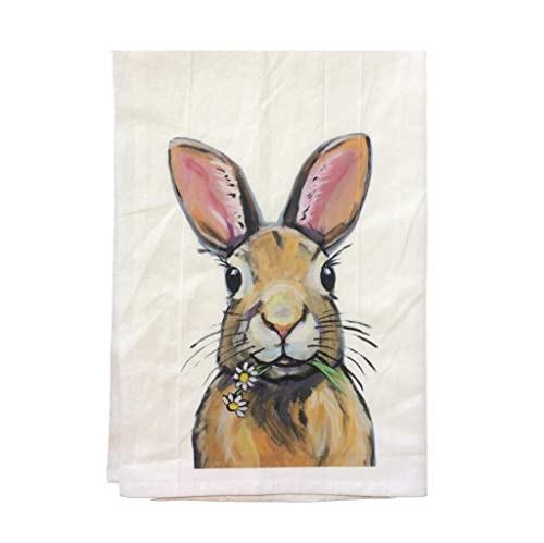 Hippie Hound Rabbit Tea Towel