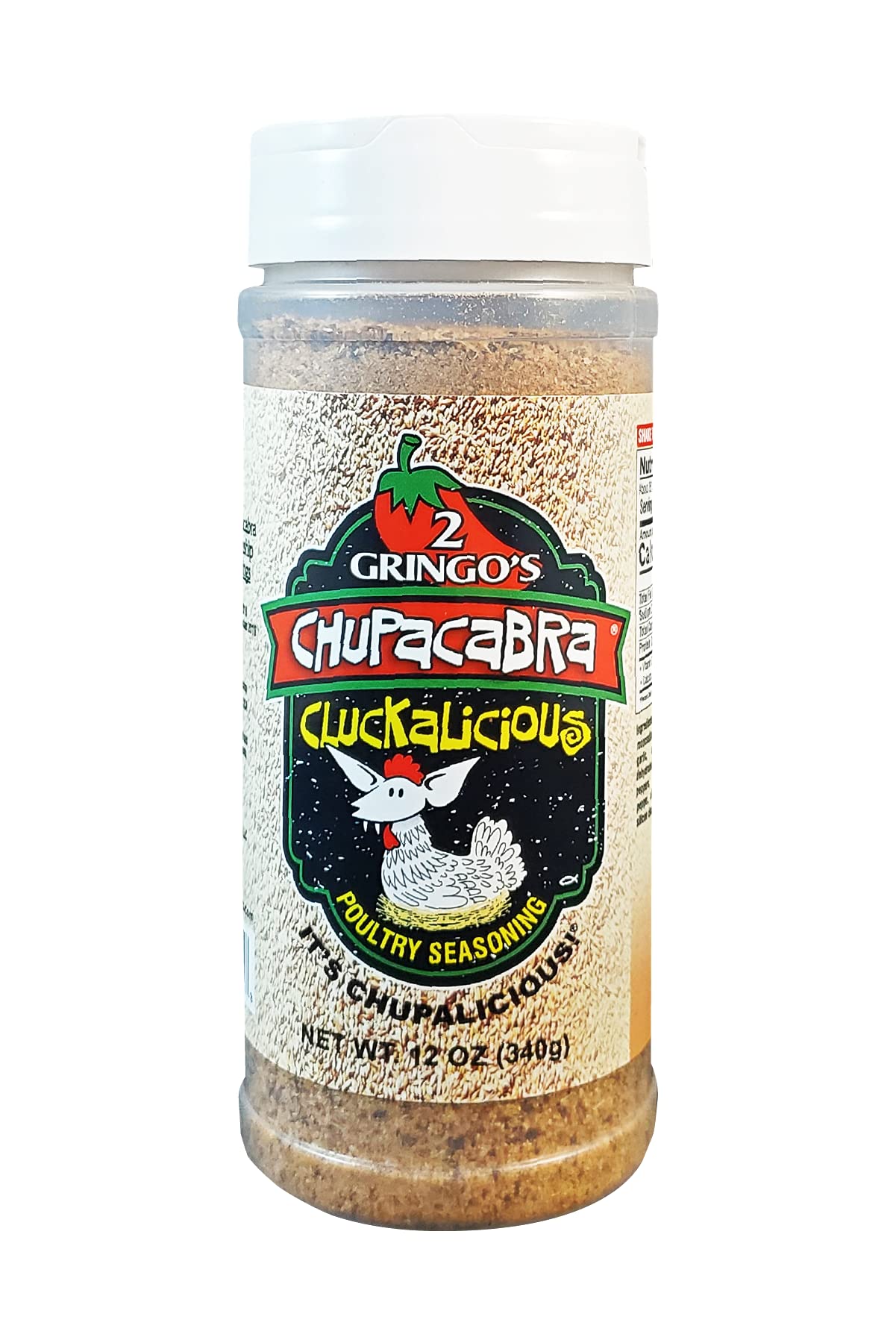 2 Gringo's Chupacabra Cluckalicious Poultry Seasoning 7 oz