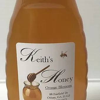 Keith's Honey - Raw Orange Blossom 16 oz