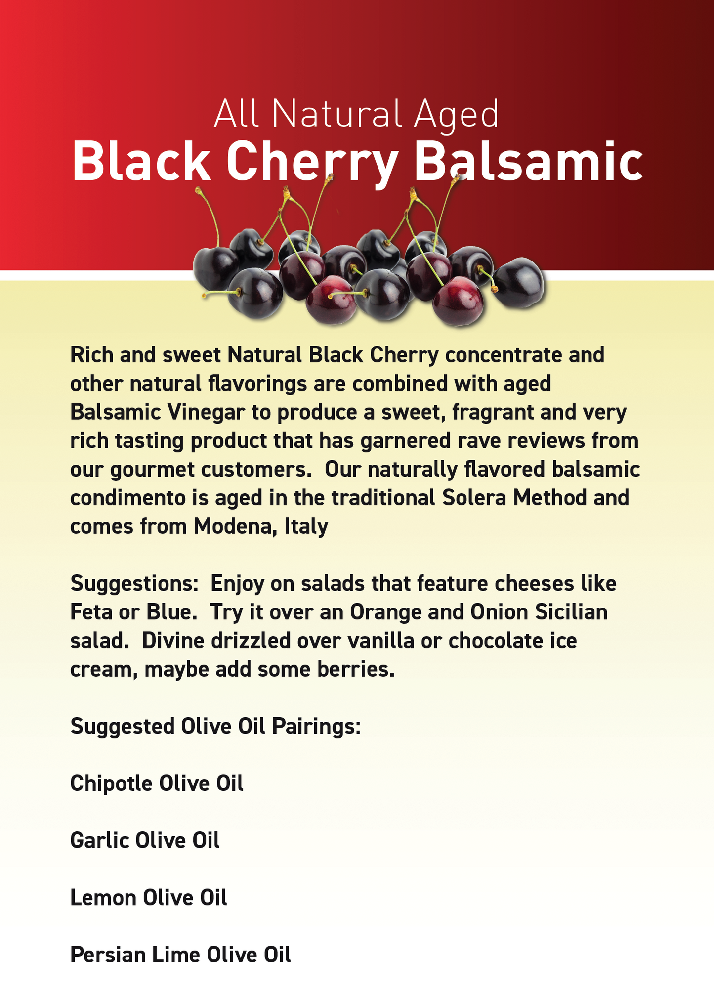 Black Cherry Balsamic