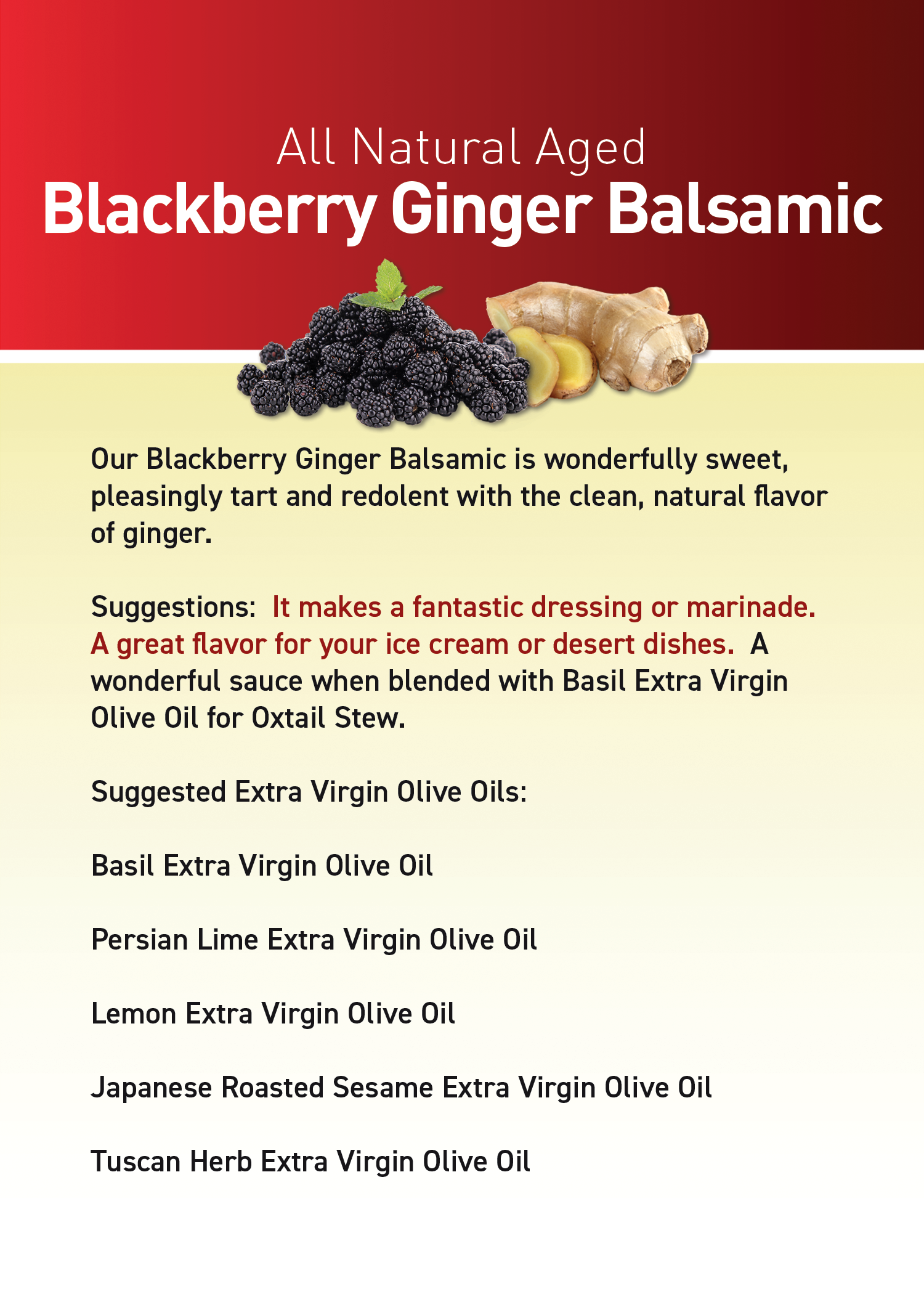 Blackberry-Ginger Balsamic