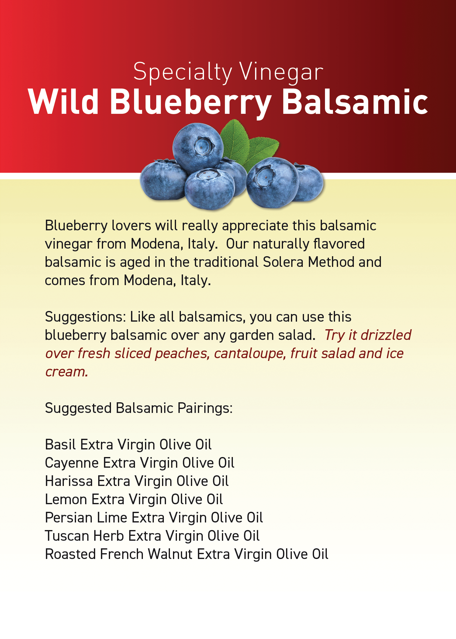 Wild Blueberry Balsamic