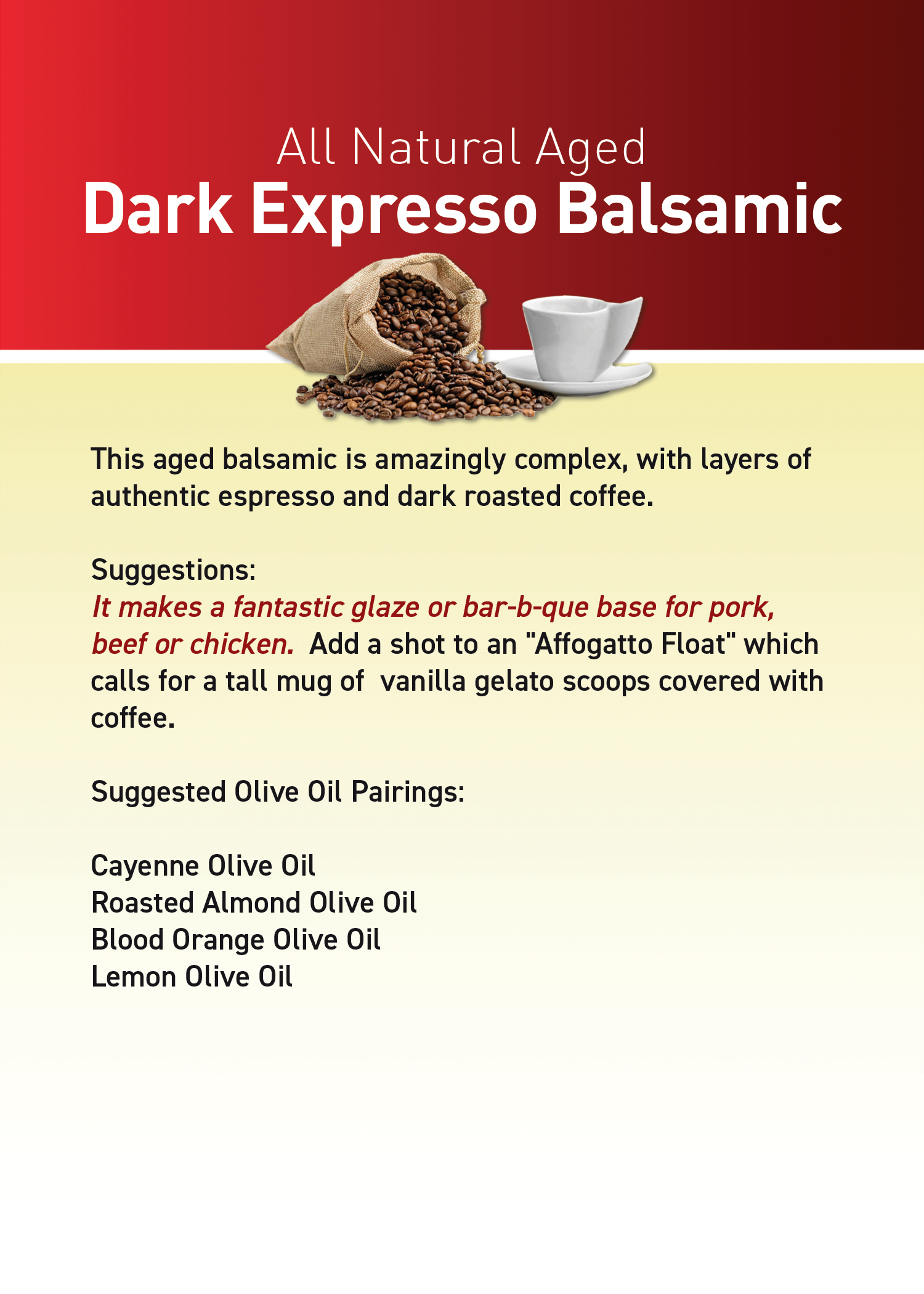 Dark Espresso Balsamic