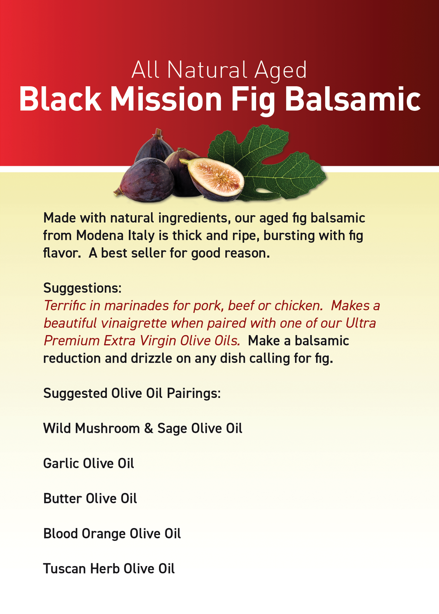 Black Mission Fig Balsamic