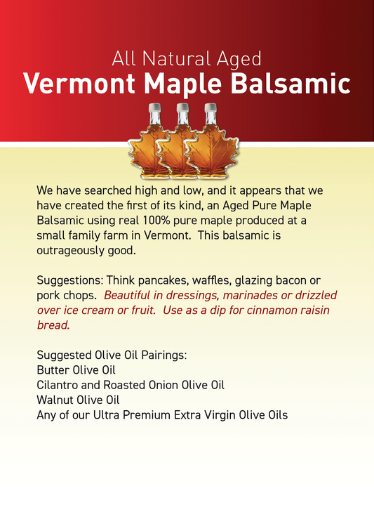 Vermont Maple Dark Balsamic