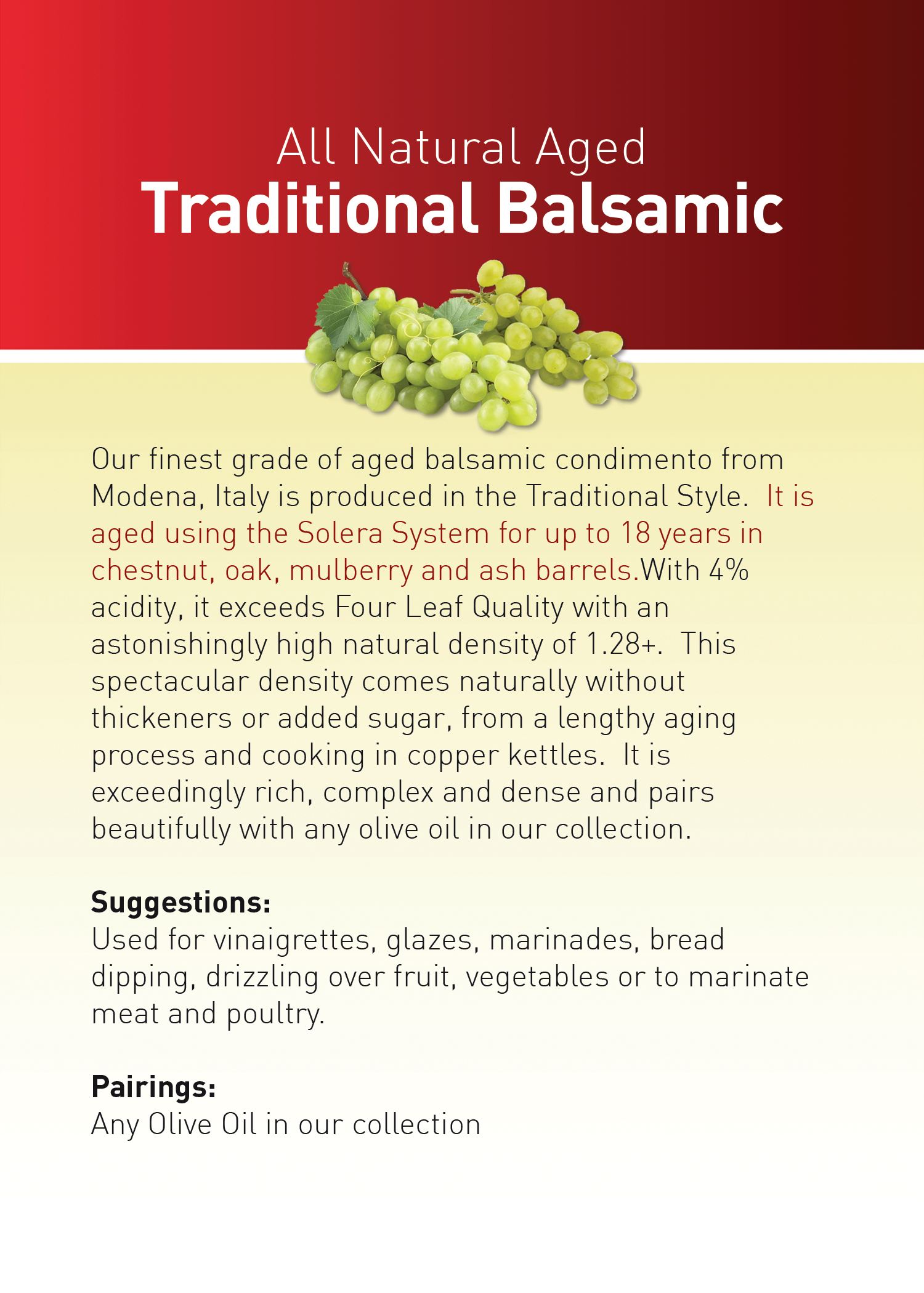 Traditional Balsamic