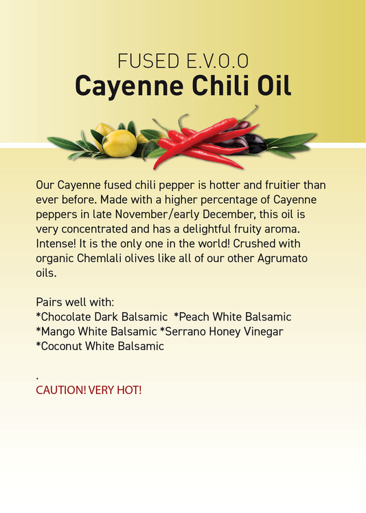 Cayenne Chili Extra Virgin Olive Oil