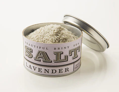 Beautiful Briny Lavender Sea Salt