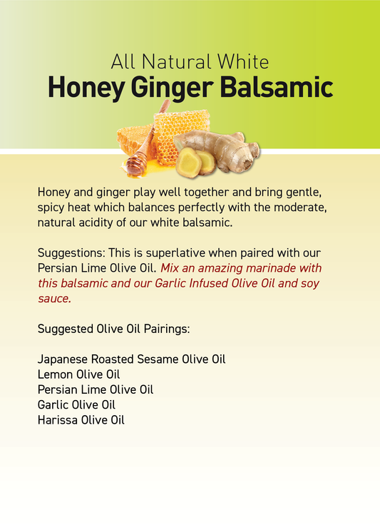 Honey Ginger Balsamic