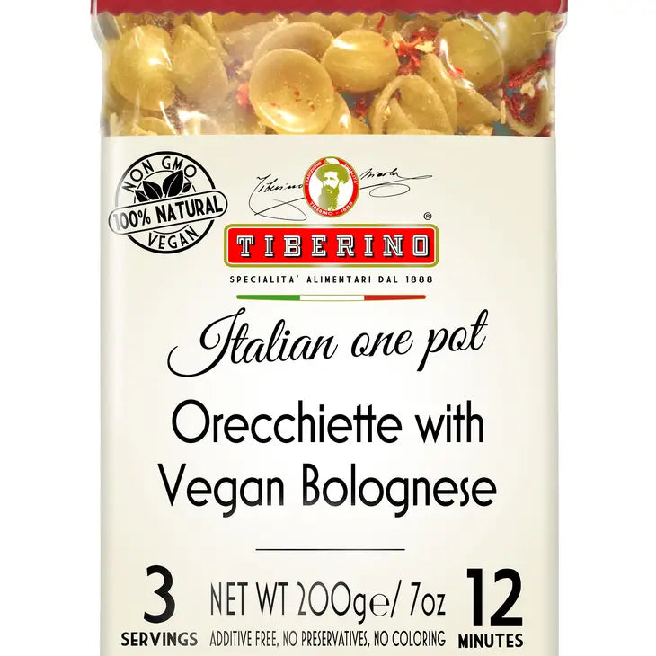 Tiberino Orecchiette w/Vegan Bolognese