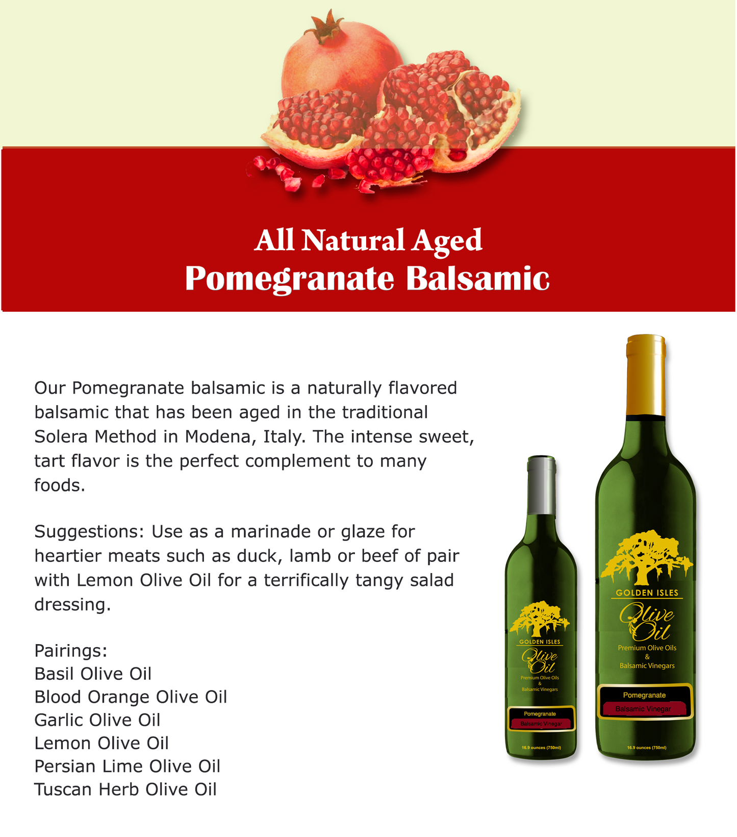 Pomegranate Dark Balsamic