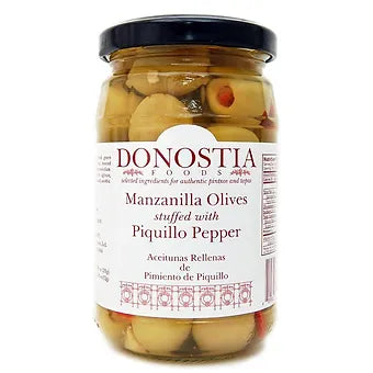 Donostia Manzanilla Olives stuffed w/Piquillo Pepper