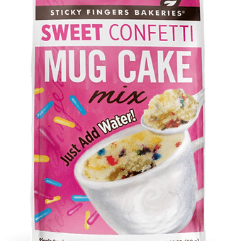 Sticky Fingers Bakeries Sweet Confetti Mug Cake