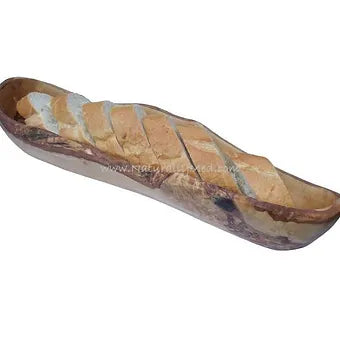 Olive Wood Bread Dish 18''