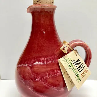 Large Red Oil Decanter