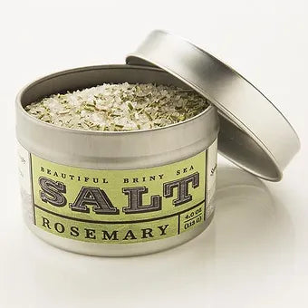 Beautiful Briny Rosemary Sea Salt