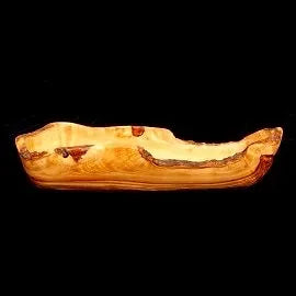 Olive Wood Bread Dish 14''