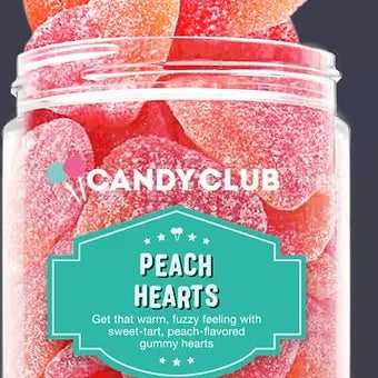 Candy Club Peach Hearts